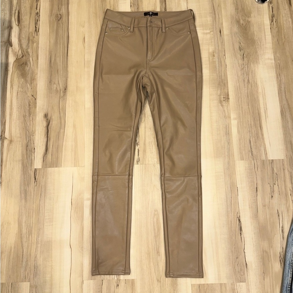 7 For All Mankind Faux Leather Pants